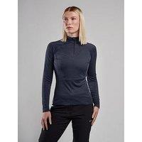 Montane Womens Dart 1/4 Zip Top - Navy