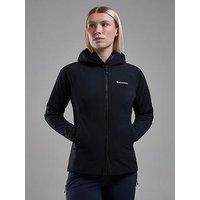 Montane Womens Khamsin Hooded Soft Shell Jacket - Black