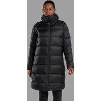 Montane Womens Reach Fit Hooded Longline Insulated Jacket - Black