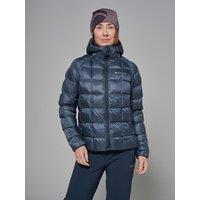 Montane Womens Hooded Insulated Full-Zip Jacket - Navy