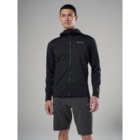 Montane Mens Protium Cp Hooded Full Zip Fleece Jacket - Black