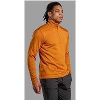 Montane Mens Protium Pull On Fleece - Orange