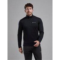 Montane Mens Protium Pull On Fleece - Black