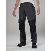 Montane Mens Terra Regular Length Trousers - Grey/Black