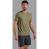 Montane Mens Alhena Mountain 25 Graphic T-Shirt - Khaki