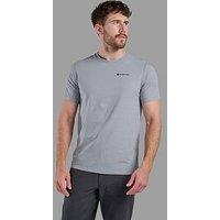 Montane Mens Alhena Mountain 25 Graphic T-Shirt - Grey/Blue