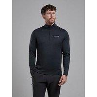 Montane Mens Dart 1/4 Zip Top - Black