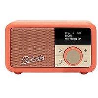 Roberts Compact Dab/Dab+ & Fm Radio With Bluetooth, Rechargeable Battery And Classic Style
