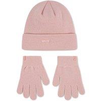 Levi'S Girls 2 Piece Beanie Set - Pink