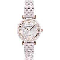 Emporio Armani Two-Hand Nude Ceramic Watch