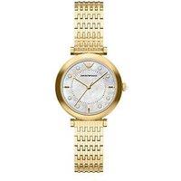 Emporio Armani Archelia Three-Hand Gold-Tone Watch