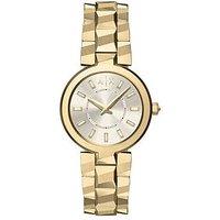 Armani Exchange Women'S Audora Two-Hand Gold-Tone Stainless Steel Watch, Ax4409
