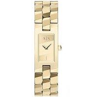 Armani Exchange Women'S Two-Hand Gold-Tone Stainless Steel Watch, Ax4701