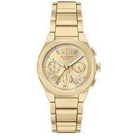 Armani Exchange Armani Exchange Women'S Sync Chronograph Gold-Tone Stainless Steel Watch, Ax6034