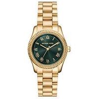 Michael Kors Lexington Three-Hand Gold-Tone Watch