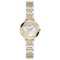 Fossil Jacqueline Three-Hand Two-Tone Stainless Steel Watch