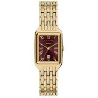 Fossil Raquel Three-Hand Date Gold-Tone Stainless Steel Watch