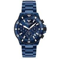 Emporio Armani World Explorer Chronograph Blue Ceramic Watch (Ar70024)