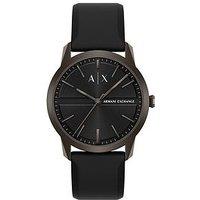 Armani Exchange Three-Hand Black Silicone Watch (Ax2652)