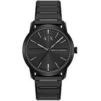 Armani Exchange Three-Hand Black Stainless Steel Watch (Ax2651)