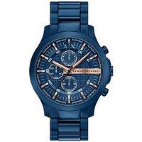 Armani Exchange Armani Exchange Men'S Chronograph Blue Stainless Steel Watch, Ax2468