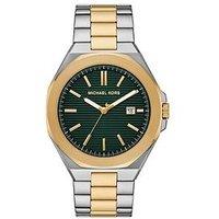 Michael Kors Men'S Callum Three-Hand Date Two-Tone Stainless Steel Watch, Mk9289