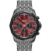Diesel Diesel Men'S Stinger Chronograph Gunmetal Stainless Steel Watch, Dz4715