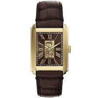 Fossil Carraway Automatic Croc Leather Watch