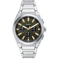 Fossil Fossil Men'S Everett Chronograph Stainless Steel Watch, Fs6183