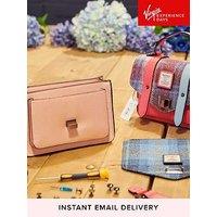 Virgin Experience Days Create Your Own Harris Tweed Handbag For Two At The Covent Garden Islander Workshop, London