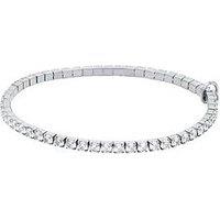 Michael Kors Stretch Tennis Bracelet - Silver