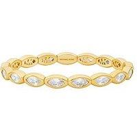Michael Kors Marquise Stretch Tennis Bracelet - Gold