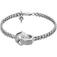 Armani Exchange Men'S Stainless Steel Id Bracelet, Axg0182040