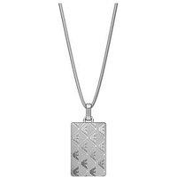 Emporio Armani Men'S Stainless Steel Dog Tag Necklace, Egs3362040