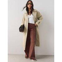 The Very Collection Wide Leg Cargo Trousers - Brown