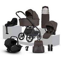 Silver Cross Cove 2 360 Car Seat Bundle Chocolate - Iconic Black