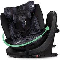 My Babiie Mbcs300 Spin R129 Car Seat With Top Tether - Black Leopard