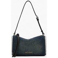 Marc Jacobs Scene Small Shoulder Bag In Denim - Blue