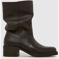 Schuh Dakota Slouch Leather Ankle Boot - Brown