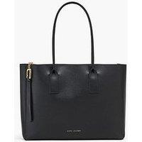 Marc Jacobs Pop J Work Leather Tote Bag - Black