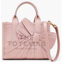 Marc Jacobs Womens Statement Bow Structured Mini Tote Bag - Pink
