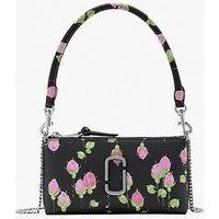 Marc Jacobs The Pochette Snapshot Floral Convertible Shoulder Bag - Black