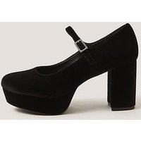 Monsoon Polly Velvet Mary Janes