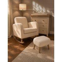 Cuddleco Etta Nursing Chair & Foot Stool - Beach Stripe