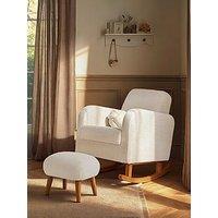 Cuddleco Etta Nursing Chair & Foot Stool - Boucle Off White