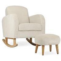 Cuddleco Etta Nursing Chair & Foot Stool - Sand