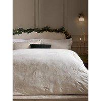 Paoletti Winter Wreath Duvet Set White