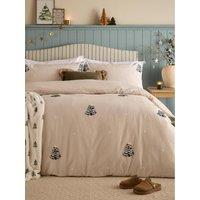 Furn Pine Tree Tufted Duvet Set Natural