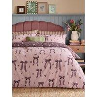 Furn Belle Stripe Duvet Set Rosewood