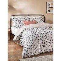 Duvet Day Robi Soft Touch Duvet Set Linen/Charcoal
